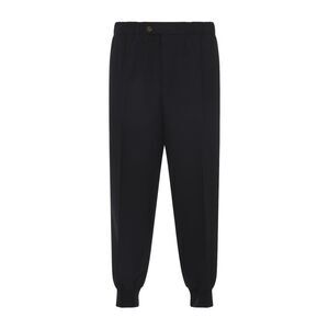 Lanvin Virgin Wool Track Pants Men